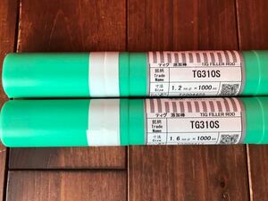 【新品未開封】溶接棒 TG310S φ1.2 φ1.6×1M 各5Kg タセト