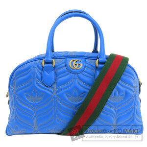 GUCCI グッチ 722114 アディダスコラボ 2WAY トートバッグ レザー レディース 中古