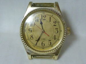 SIW561 金色 腕時計風 柱時計 置時計 アナログ