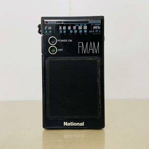 ナショナル　 AMFM ラジオ National RF-522 i16350 受信◯ コンパクト発送　