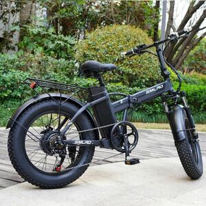 在庫処分　新品　フル電動自転車 パワフル 500W 折りたたみ　20inch