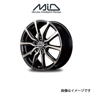 MID ユーロスピード DC52 アルミホイール 4本 インプレッサ GP2/GP3/GP6/GP7/GJ2/GJ3/GJ6/GJ7(15×6J 5-100 INSET45 ブラック)EUROSPEED