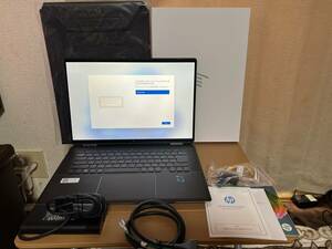 HP Spectrex360 16-f0001TU アッシュブラック Core i7 11390H メモリ16GB SSD512GB Optane32GB 16インチ(3072×1920)タッチディスプレイ