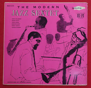 極美！US Norgan MGN-1076 オリジナル The Modern Jazz Sextet / Dizzy Gilespie、Sonny Stitt 1st Yellow trumpet/DGレーベル