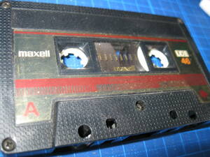 使用済み　中古　 カセットテープ　日立Maxell　UD2　Type2　ハイポジ　46分 1本　 爪なし　No.90105