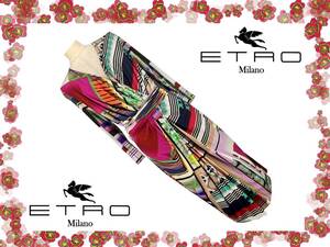 華麗なプリント★ETRO★ワンピース４４