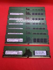 Micron 8GB 1Rx8 PC4-2666V-UA2-11 デスクトップPC用DDR4メモリ　8GB8枚セット計64GB 管11
