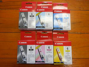 【純正】Canon　BCI-6、5色　計６箱　期限切れ