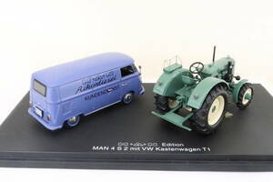 Schuco MAN + VW T1 ワーゲンバン トラクター セット 箱付 1/43 コロレ