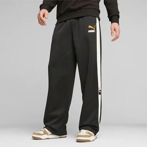 ★新品 PUMA プーマ／ジャージパンツ Mサイズ T7 FORWARD HISTORY TRACK PT TRACK pants 621352 ブラック サイドライン