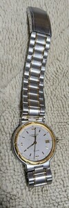 【中古】LONGINES ロンジン コンクエスト クオーツ グレー文字盤 