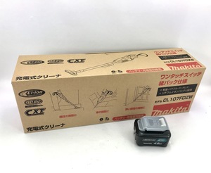 新品 マキタ 充電式クリーナ CL107FDZW 本体のみ + バッテリ BL1040B ( 10.8V 紙パック式 本体 紙パック 未使用 クリーナー 未使用品 )