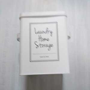 ストレージボックス　缶　Laundry Home Storage 