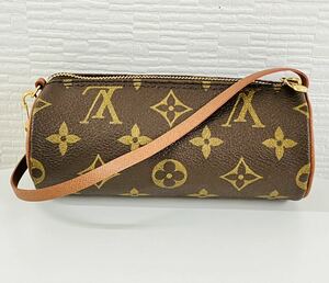 【送料無料!!美品】LOUIS VUITTON ルイヴィトン モノグラム パピヨン 付属ポーチ ミニポーチ 小物入れ 人気ブランド 現状品