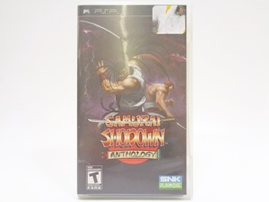 SAMURAI SHODOWN ANTHOLOGY PSP ゲームソフト サムライスピリッツ 六番勝負 北米版 海外版 サムライショーダウン SNK サムスピ 格闘ゲーム