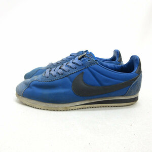 y■【26.5cm】ナイキ/NIKEコルテッツ CLASSIC CORTEZ NYLONナイロンスニーカー■青MENS/73【中古】