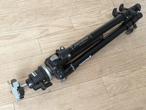 中古Manfrotto 三脚190B+自由雲台352Cクイックシュー