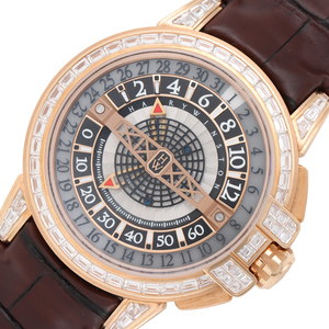 ハリーウィンストン HARRY WINSTON オーシャン・レトログラード バゲットダイヤversion OCEAHR42RR002 腕時計 メンズ 中古