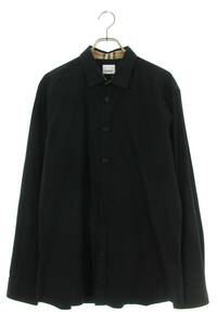 バーバリー Burberry 8032305 サイズ:XL ロゴ刺繍コットン長袖シャツ 中古 BS99