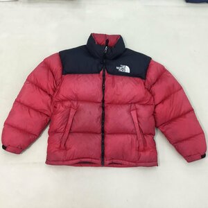 ■90s THE NORTH FACE ザ ノースフェイス ダウンジャケット アウター ヌプシ 700フィル レッド メンズ サイズL /0.78㎏■