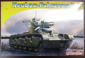 DRAGONドラゴン 1/72 WW2 ドイツ ノイバウ ファールツォイク 多砲搭戦車 (1号) NbFz(Neubaufahrzeug)Nr1 内袋未開封 未組立品