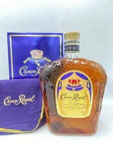 ST【同梱不可】Crown Royal クラウンローヤル 箱有 1000ml 40% 未開栓 古酒 Z053804