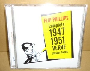 即決 Flip Phillips Complete 1947-1951 Verve Master Takes 中古2枚組CD フリップ・フィリップス US Tenor Sax Jazz テナーサックスジャズ