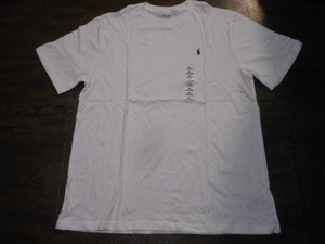 ■ラルフ■新品XL/170cm 白地のクルーネックTシャツ　送料215円⑮