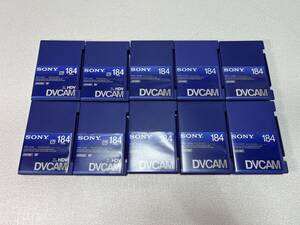 SONY ソニー PDV-184N DVCAMテープ 10本セット 使用済 業務用（現状渡し品）KY10067