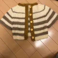 子供服　ボレロ　手編み