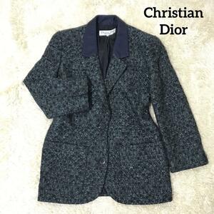 Christian Dior ディオール　ツイード　ジャケット