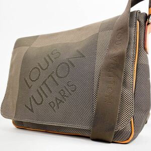 1円 ルイヴィトン Louis Vuitton ダミエジェアン メサジュ ショルダーバッグ メンズ M93617 定価約16万