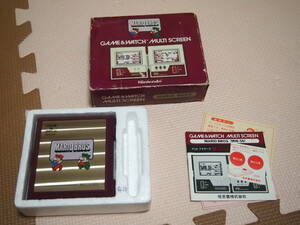 １円スタート　中身美品　Nintendo　ゲームウォッチ　マリオブラザーズ　MW-56　Nintendo GAME&WATCH MARIO BROS.