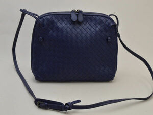 ボッテガヴェネタ BOTTEGA VENETA イントレチャート ショルダーポーチ/バッグ ネイビーパープル レディース su_p e_u F-YA422