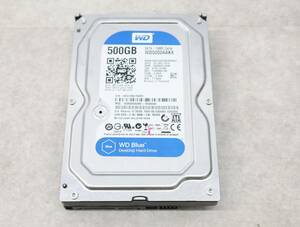 ∨ 500GB｜SATA 内蔵型 3.5インチ ハードディスク｜Western Digital WD5000AAKX HDD｜ジャンク扱い JUNK ■O9809