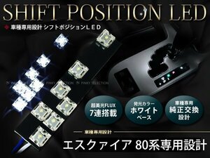 メール便送料無料 80系 エスクァイア NOAH LEDシフトポジション シフトイルミ