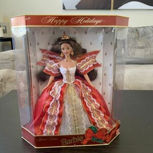 Happy Holidays 1997 Barbie Doll - Vintage - Special Edition - Original Box -NRFB 海外 即決