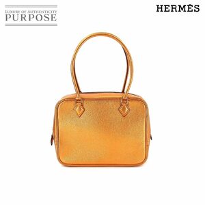 未使用 展示品 エルメス HERMES ミニ プリュム 20 ハンド バッグ シェーブル メタリック □J刻印 オリンピック限定 90183547