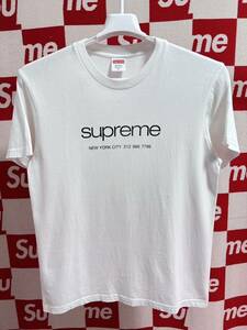 ☆超激レア☆Supreme Shop Tee White ホワイト 白 Classic Logo クラシックロゴ Tシャツ シュプリーム