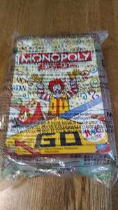 モノポリー　monopoly　新品　マクドナルド　ハッピーセットのおまけ　ゲーム　ドナルド 家族で 友達で パーティーであそぼう