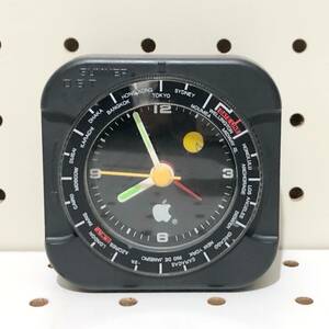 最終値下【中古 希少 80s 90s USA】APPLE COMPUTER TRAVEL ALARM CLOCK (WORLD TIME/SUMMER D.S.T) アップルコンピュータ