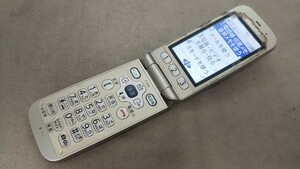 docomo FOMA らくらくホン F-01G ＃DG4366 FUJITSU 富士通 折畳式 ガラケー ケータイ 簡易動作確認＆簡易清掃＆初期化OK 判定○ 送料無料 