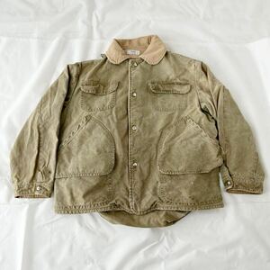 袋付き 50s Hulme ダック ハンティングジャケット （ ビンテージ 50年代 カバーオール マッキーノ 40s 30s ハンター シューティング 60s