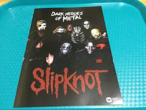 DARK HEROES OF METAL~Slipknot『We Are Not Your Kind』KoЯn『THE NOTHING』発売告知チラシ1枚☆即決 スリップノット Kornコーン
