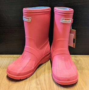 新品未使用◆同梱可能◆Coleman 長靴 20cm◆コールマン 20.0cm 20センチ キッズサイズ 子供用 ピンク PINK ②