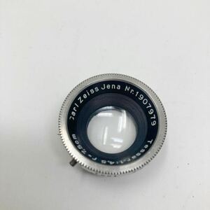 中古 carl zeiss jena Nr.1907979 tessr 1:4.5 f=7.5cm 060436