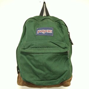 (^w^)b JANSPORT ジャンスポーツ 80s 90s ヴィンテージ デイ パック パック リュック サック レトロ 万能 スエード グリーン B0349wE