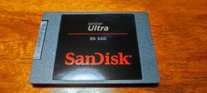 ★使用0時間★ SanDisk Ultra 3D SSD 500GB SDSSDH3-500G-J25 フォーマット済み ★ほぼ未使用品★