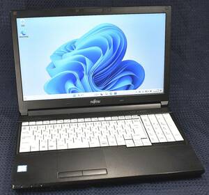 (送料無料) 富士通 LIFEBOOK A577/SX Core i3 7130U 8GB SSD:120GB DVD-ROM 15.6TFT(HD) Windows11 Pro 10キー搭載モデル (管:BX00