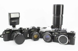 [ジャンク品]Canon キヤノン PENTAX ペンタックス FUJICA フジカ カメラ レンズセット